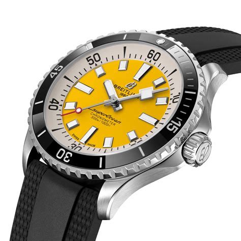 breitling watches yellow|breitling superocean 42 yellow.